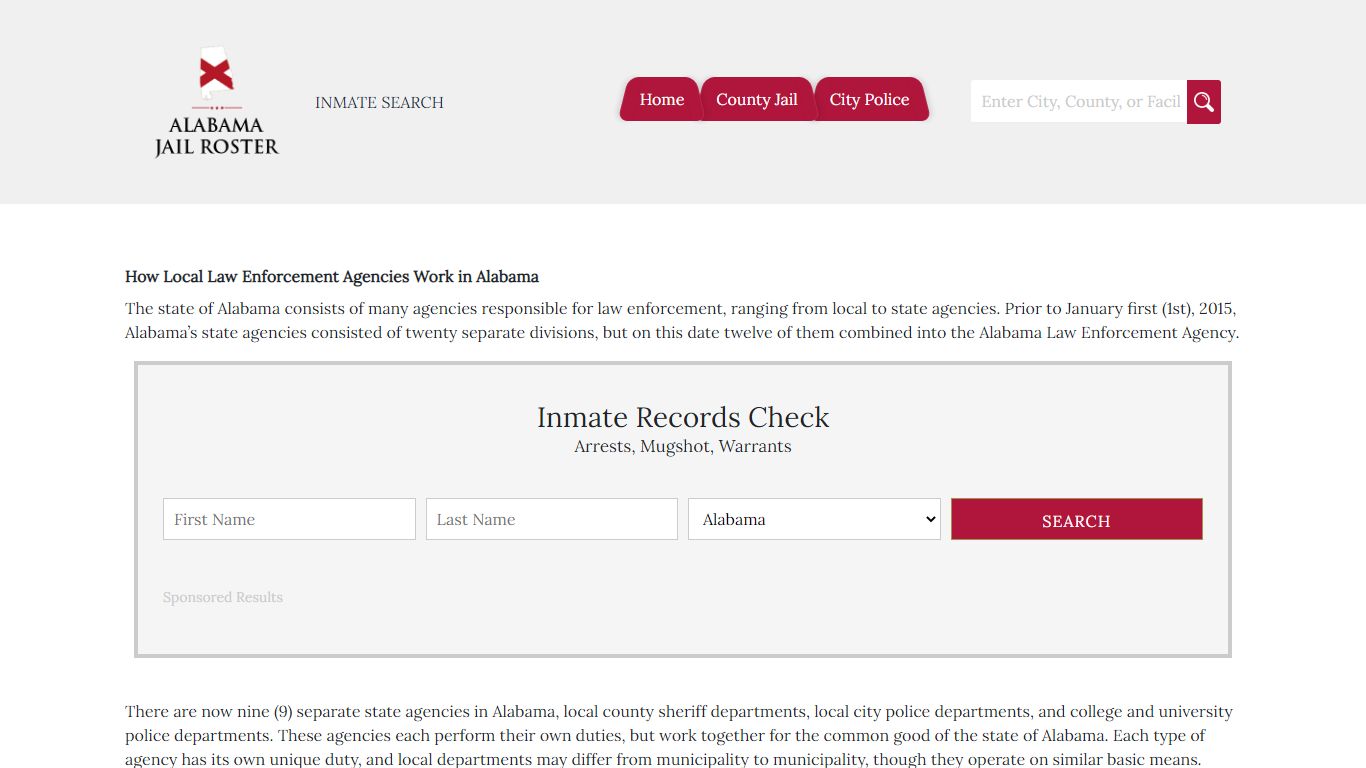 Anniston Arrests and Warrants | Alabama Jail Inmate Search